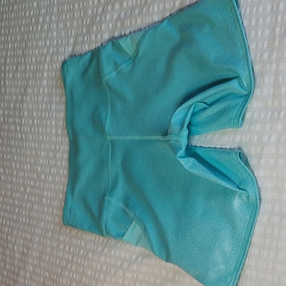 NWT Women's Turquoise Electric Peppermint Biker Shorts XS - Picture 6 of 16